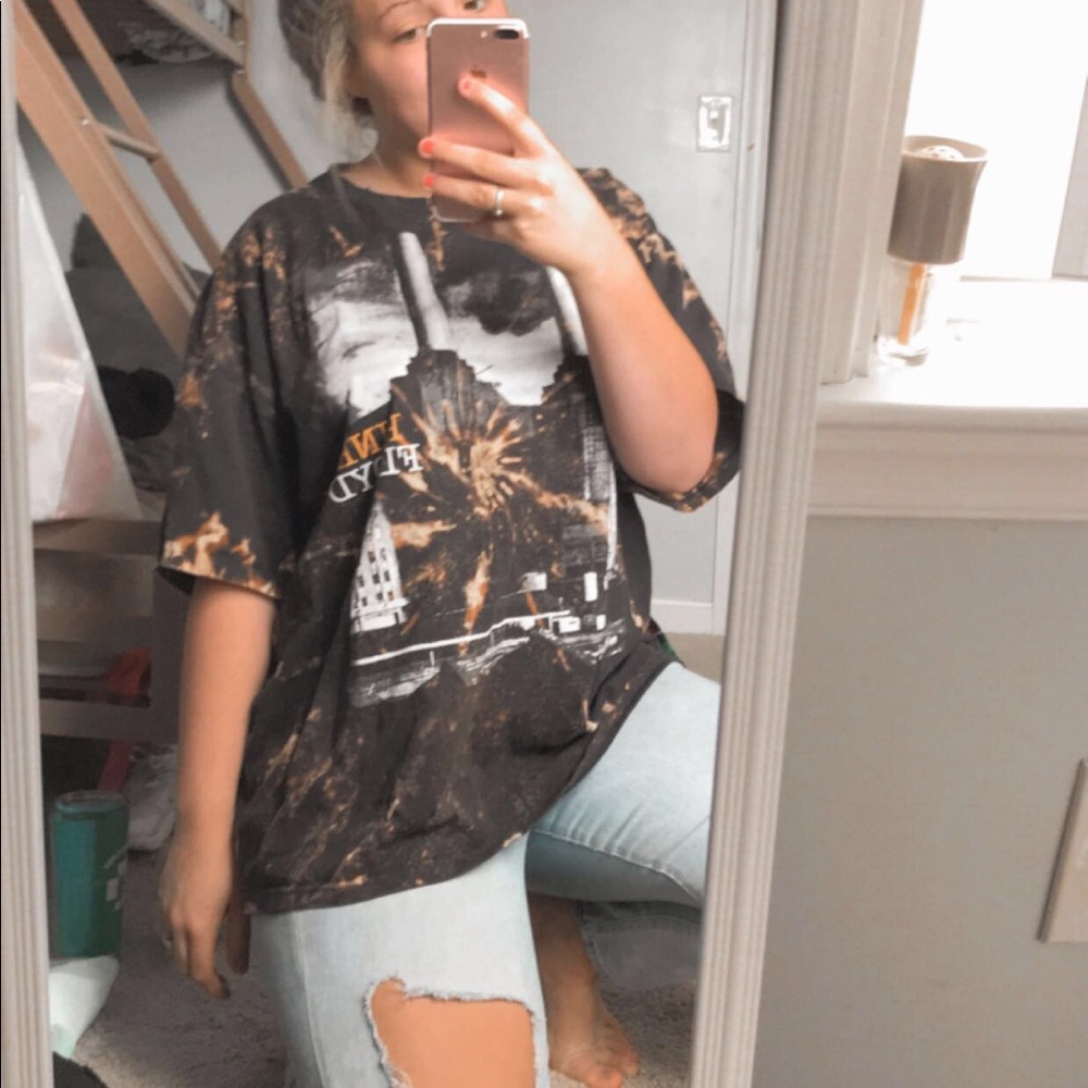 Pink floyd bleached shirt